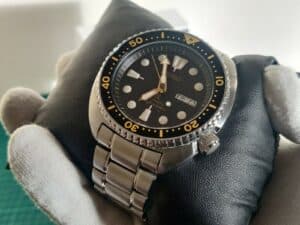 Seiko Baby Turtle Review close up